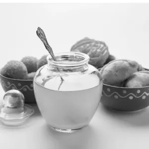 Jam butter and eatables 