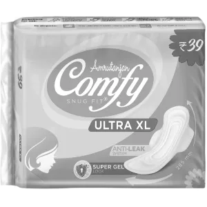 Amrutanjan Comfy Snug Fit Sanitary Pad, ULTRA XL