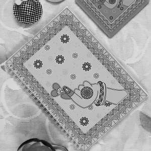 Love-Heart Doodle jotter