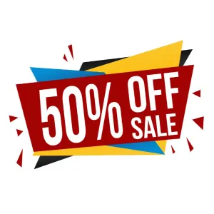 FLAT 50% OFF