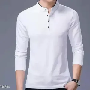 Mens Stylish Casual Cotton Solid T-Shirts
