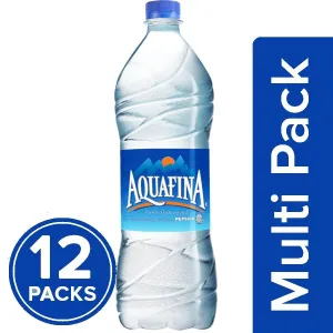 Aquafina water 1 liter.   MRP.20/-