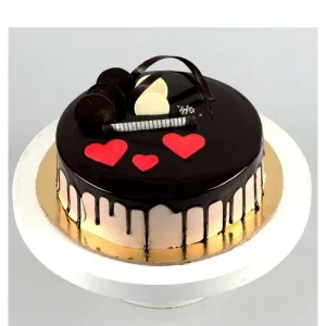 Red Heart Chocate cake