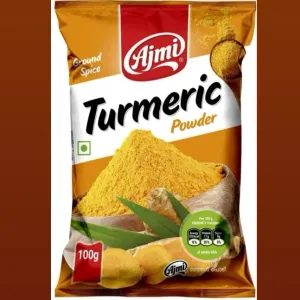 Ajmi Turmeric Powder 100gm (മഞ്ഞൾ പൊടി) 