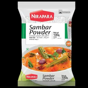 Nirapara Sambar Powder 100gm (സാമ്പാർ പൊടി) 