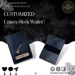Customize sleek wallet