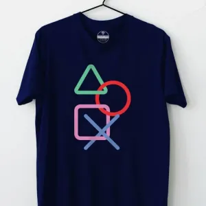 Men's Printed Round Neck T-shirt 