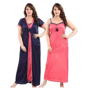 Nighty Robe set in Light Pink