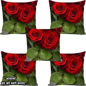 Decorative Printed Square Cushion Cover