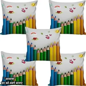 Decorative Printed Square Cushion Cover