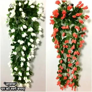 Artificial Hanging Rose Flower Vine for Indoor and Outdoor Decoration