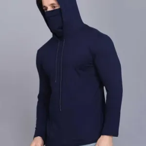 REBOZO SOLID MEN HOODED NECK T-Shirt