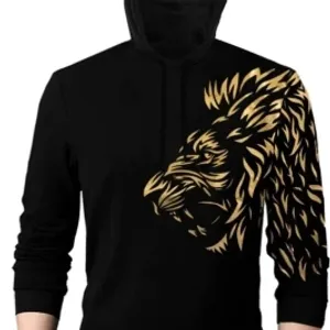 TRIPR Printed Men Hooded Neck  T-Shirt