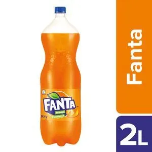 Fanta Soft Drink - Orange Flavoured, 2 L PET Bottle

