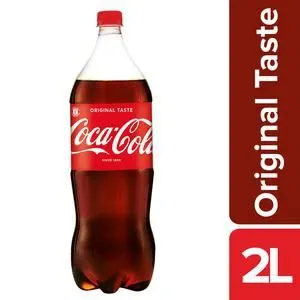 Coca-Cola Soft Drink - Original Taste, 2 L Pet Bottle

