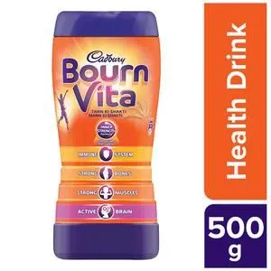 Cadbury Chocolate Health Drink - Bournvita, 500 g Jar

