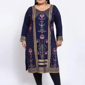 Adyaa women's printed plus size kurti