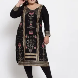 Adyaa women's Plus size printed kurti