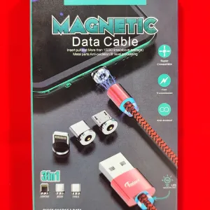 Teslaa 3 in 1 TS-CDC 111 Metal Magnetic Cable with Light