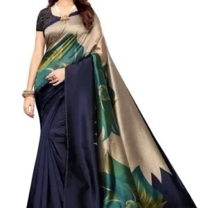 Varnam Gorgeous Printed Art Silk Saree