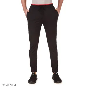 Lycra Blend Solid Sports Joggers