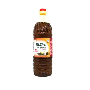 Dhara mustard oil bottle