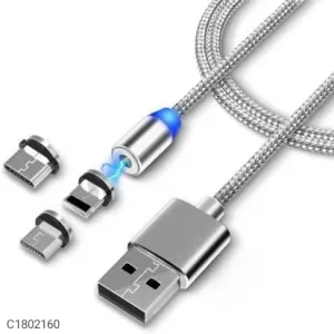 Magnetic USB Charging Cable,Multi 3-in-1 Cable Charger