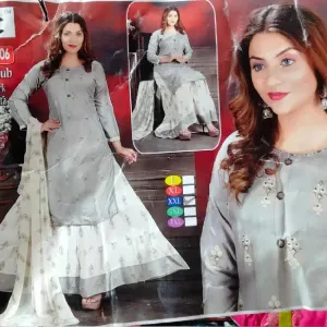 Midi top with dupatta