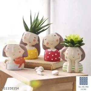 Cute girls pots and planters