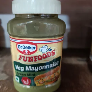 Dr oetker veg mayonnaise green mint 250g