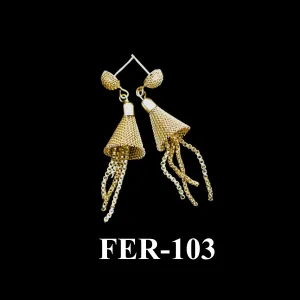 Gold Fashion Earrings