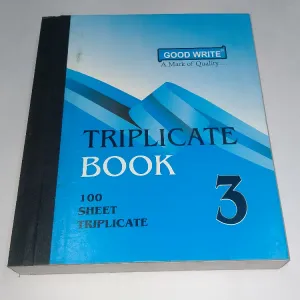 Triplicate book No-3