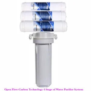 Open Flow-Carbon Technology 4 Stage of Water Purifier System