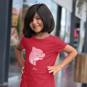 Dolphin with Customised Name Tshirt