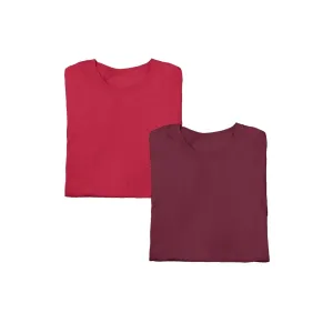 Shades of Red Tshirt Combo