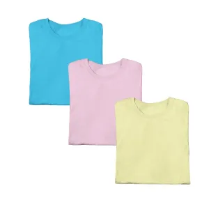 Soothing Pastel Shades T-shirt Combo