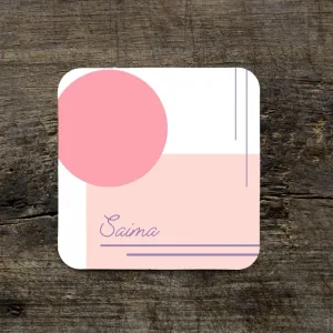 Captivating Name Customized Coasters - Set of 4