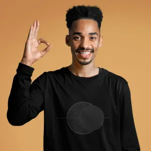 Halo Black Sweatshirt for Men