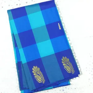 Multicolour Checked Sarees 