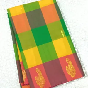 Multi-colored Art Silk Sarees 130