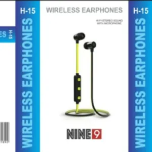 Nine9 H-15 Wireless / Bluetooth In The Ear Headphone Yes