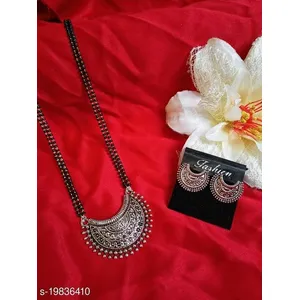 Oxidised Silver Plated Jewellery Set