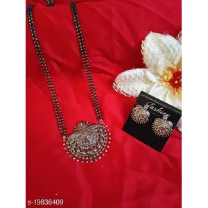 Oxidised Silver Plated Jewellery Set
