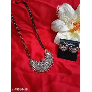 Oxidised Silver Plated Jewellery Set