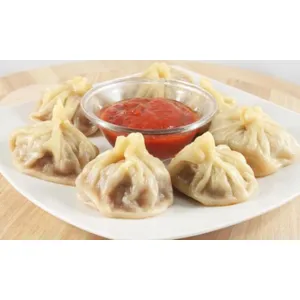 Steamed Chicken Momos [5 Pieces]