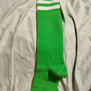 Lime with White Stripes