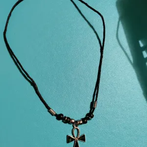 Small Cross with Jade