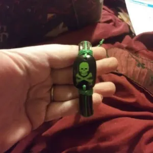 Green Skull X