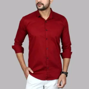 Maroon Shirt, shirt, shirts,shirt for boys,SHIRT, cotton shirt, plain shirt, casual shirt,