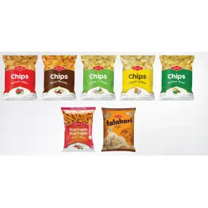 Bikaji Chips & Kurram Kurram with Mrp Rs 10/-